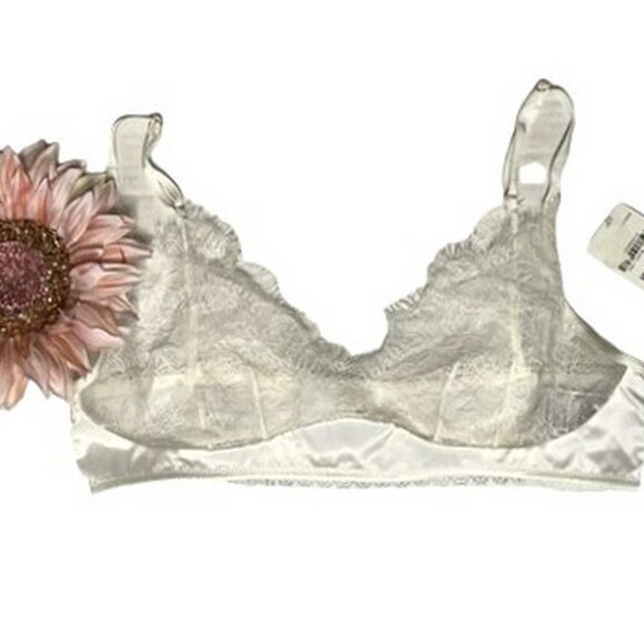 INC International Concepts Women's Lace Bralette MEDIUM (22-AL) - Picture 6 of 6